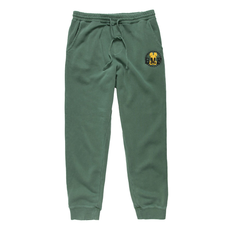 Sunshine Embroidered BMF Bunny Pigment Dyed Joggers