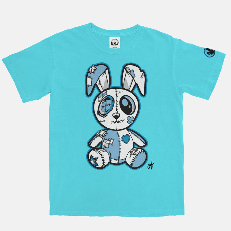 Jordan 1 University Blue  BMF Bunny Vintage Wash Heavyweight T-Shirt