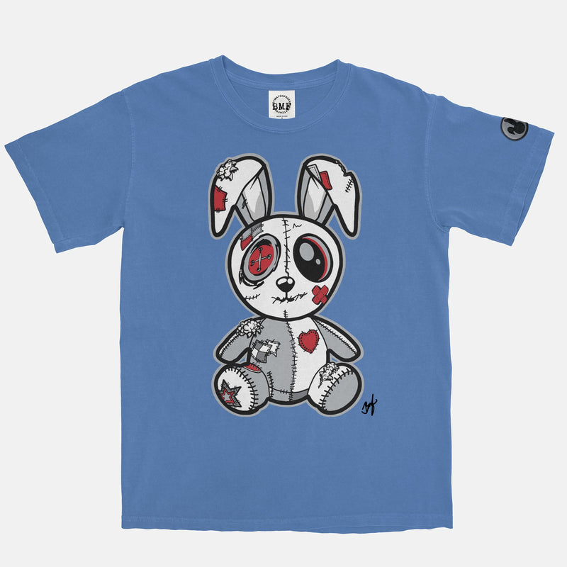 Jordan 1 Smoke Grey BMF Bunny Pigment Dyed Vintage Wash Heavyweight T-Shirt