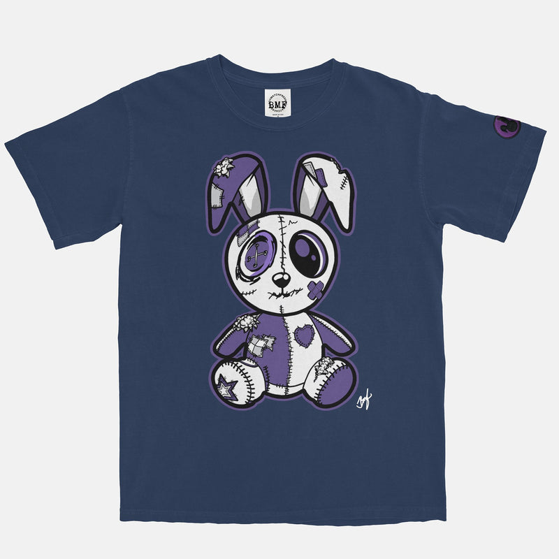 Jordan 1 Purple Court BMF Bunny Vintage Wash Heavyweight T-Shirt