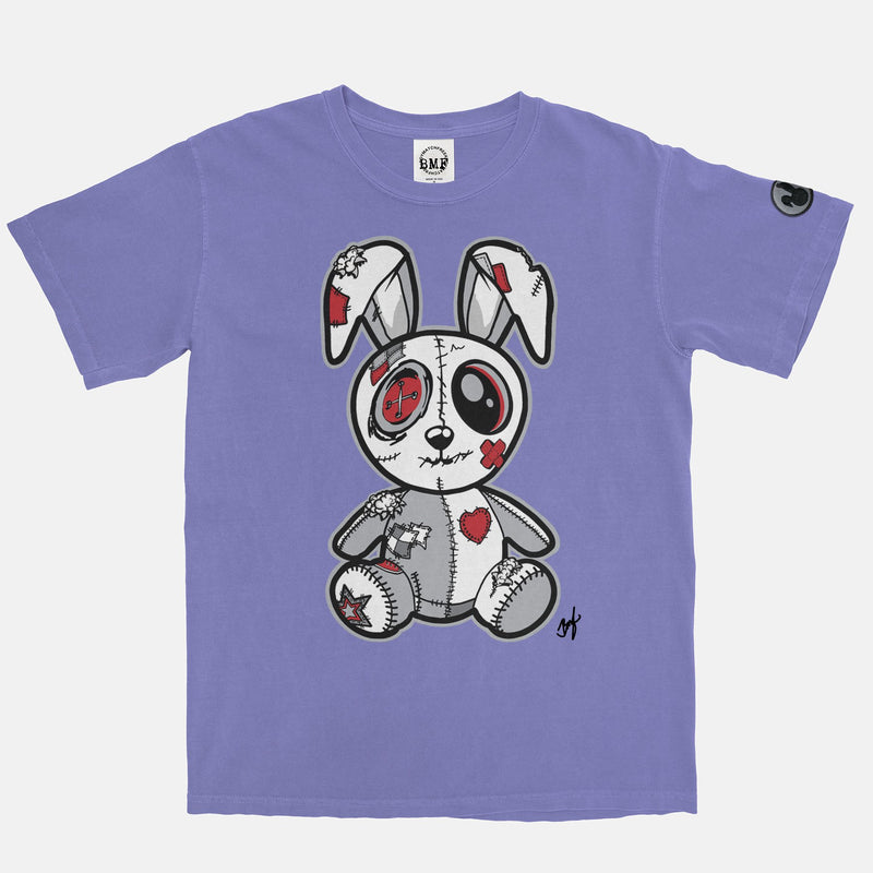 Jordan 1 Smoke Grey BMF Bunny Pigment Dyed Vintage Wash Heavyweight T-Shirt