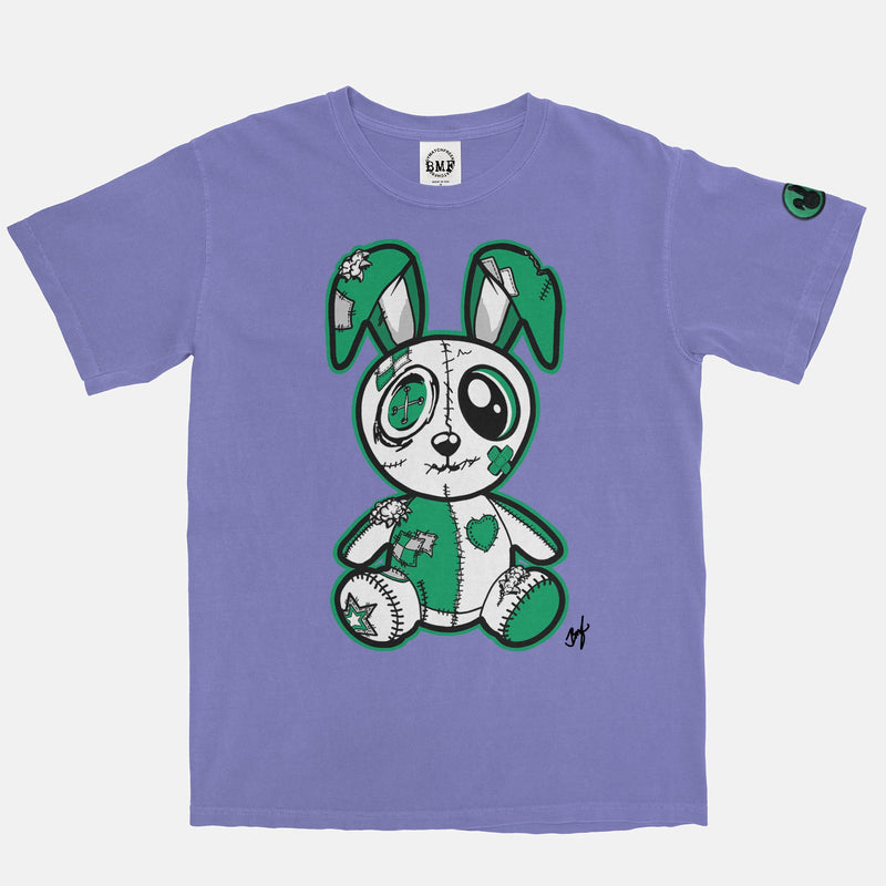 Jordan 13 Lucky Green BMF Bunny Pigment Dyed Vintage Wash Heavyweight T-Shirt