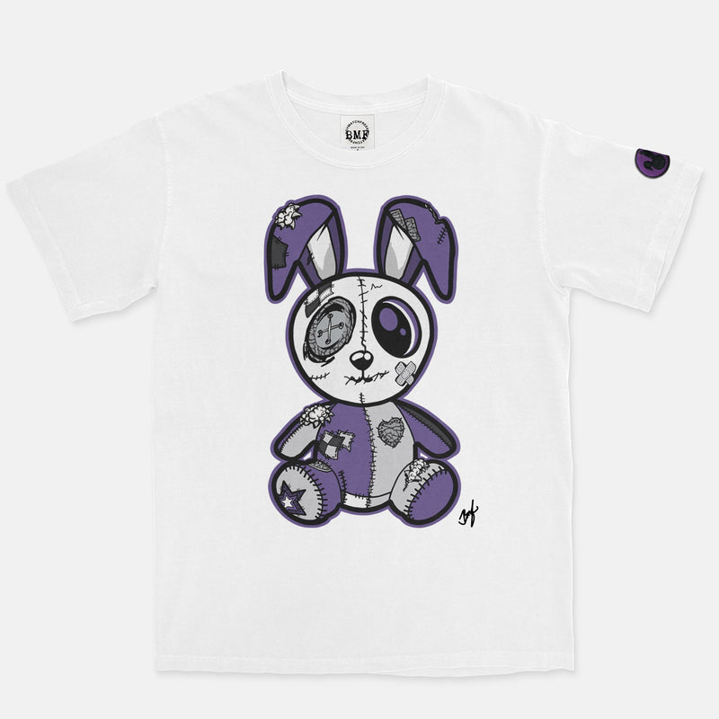 Jordan 3 Court Purple BMF Bunny Vintage Wash Heavyweight T-Shirt
