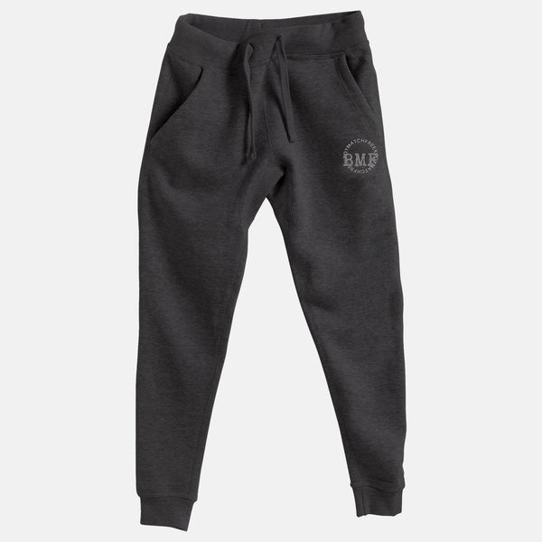 Light Grey Embroidered BMF Premium Jogger