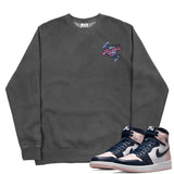 Jordan 1 Atmosphere Bubblegum BMF Pigment Dyed Crew Neck