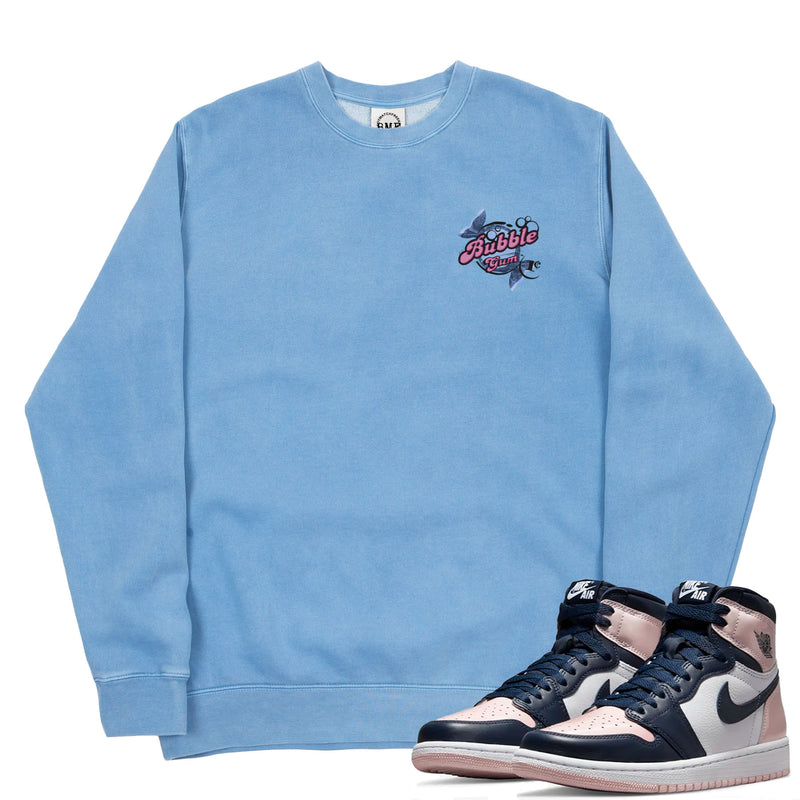 Jordan 1 Atmosphere Bubblegum BMF Pigment Dyed Crew Neck