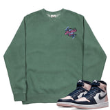 Jordan 1 Atmosphere Bubblegum BMF Pigment Dyed Crew Neck