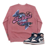 Jordan 1 Atmosphere Bubblegum BMF Pigment Dyed Crew Neck