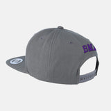 Purple Embroidered BMF Bunny premium snapback Cap