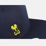 Yellow Embroidered BMF Bunny premium snapback Cap