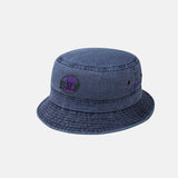 Purple Embroidered BMF Bunny Bucket Hat