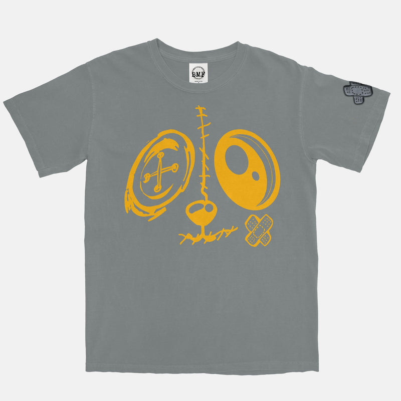 Jordan 3 Laser Orange BMF Bunny Face Vintage Wash Heavyweight T-Shirt