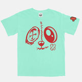 Red BMF Bunny Face Vintage Wash Heavyweight T-Shirt