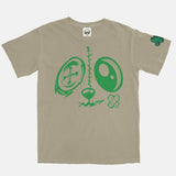 Jordan 13 Lucky Green BMF Bunny Face Pigment Dyed Vintage Wash Heavyweight T-Shirt