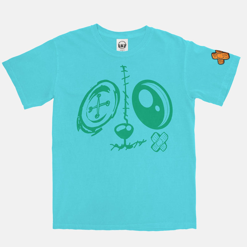 Jordan 6 Green Gatorade BMF Bunny Face Vintage Wash Heavyweight T-Shirt