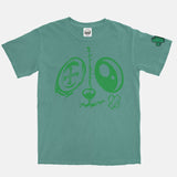 Jordan 13 Lucky Green BMF Bunny Face Pigment Dyed Vintage Wash Heavyweight T-Shirt