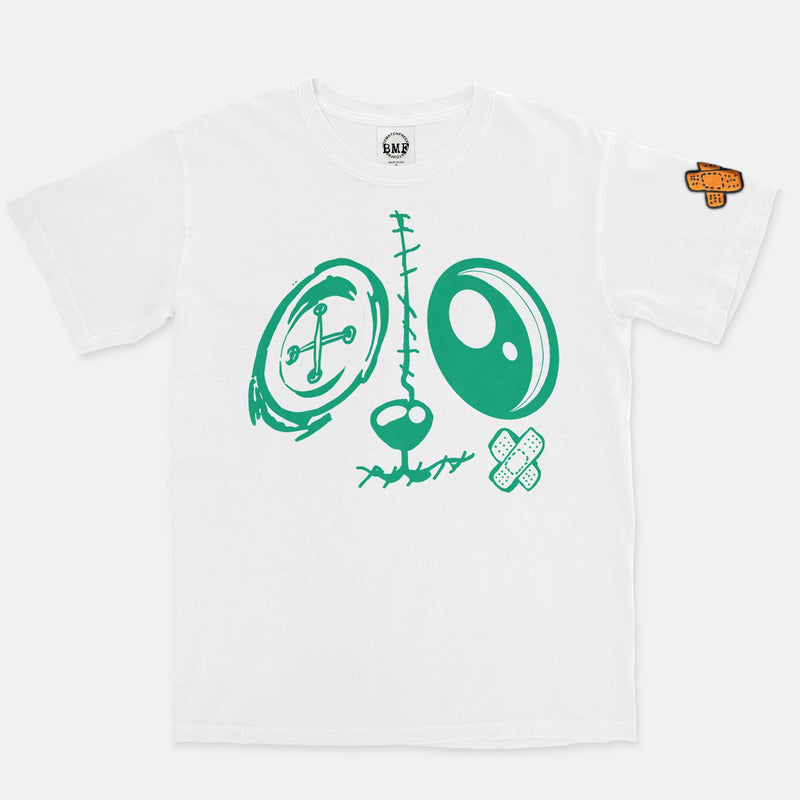 Jordan 6 Green Gatorade BMF Bunny Face Vintage Wash Heavyweight T-Shirt