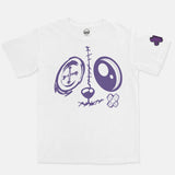 Jordan 1 Purple Court BMF Bunny Face Vintage Wash Heavyweight T-Shirt