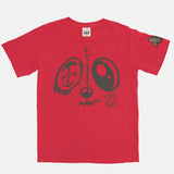 Jordan 1 Dark Mocha BMF Bunny Face Vintage Wash Heavyweight T-Shirt