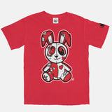 Jordan 1 Bred Toe BMF Bunny Vintage Wash Heavyweight T-Shirt