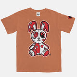 Jordan 1 Bred Toe BMF Bunny Pigment Dyed Vintage Wash Heavyweight T-Shirt