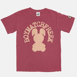 Jordan 1 Crimson Tint BMF Bunny Arc Pigment Dyed Vintage Wash Heavyweight T-Shirt