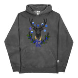 Youth Christmas Blue BMF Deer Pigment Dyed Hoodie