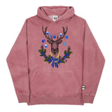 Youth Christmas Blue BMF Deer Pigment Dyed Hoodie