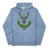 Youth Christmas Chlorophyll BMF Deer Pigment Dyed Hoodie