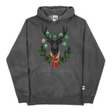 Youth Christmas Lucky Green BMF Deer Pigment Dyed Hoodie