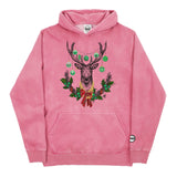 Youth Christmas Lucky Green BMF Deer Pigment Dyed Hoodie