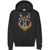 Orange Christmas BMF Deer Youth Pullover Hoodie