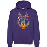 Orange Christmas BMF Deer Youth Pullover Hoodie