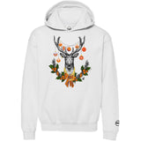 Orange Christmas BMF Deer Youth Pullover Hoodie