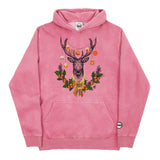 Youth Christmas Orange BMF Deer Pigment Dyed Hoodie