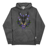 Youth Christmas Purple BMF Deer Pigment Dyed Hoodie