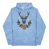 Youth Christmas Shimmer BMF Deer Pigment Dyed Hoodie