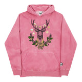 Youth Christmas Shimmer BMF Deer Pigment Dyed Hoodie