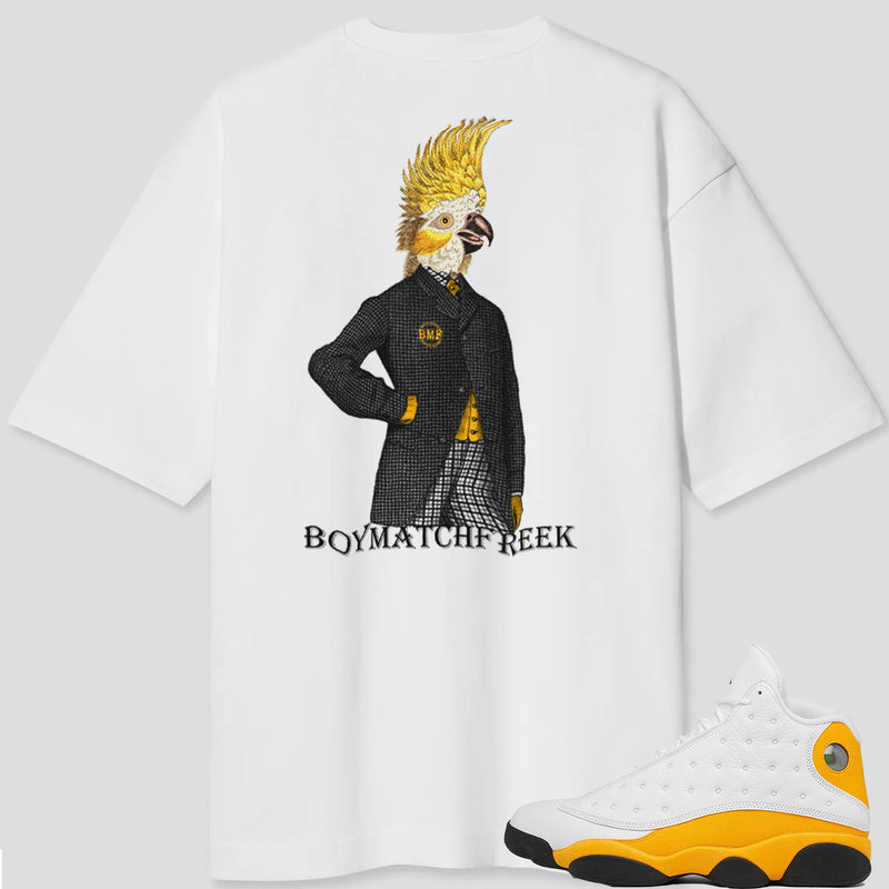 Jordan 13 Del Sol Victorian Bird Oversized T-Shirt