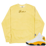 Jordan 13 Del Sol Embroidered BMF Bunny Pigment Dyed Crew Neck