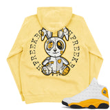 Jordan 13 Del Sol Embroidered BMF Bunny Pigment Dyed Hoodie