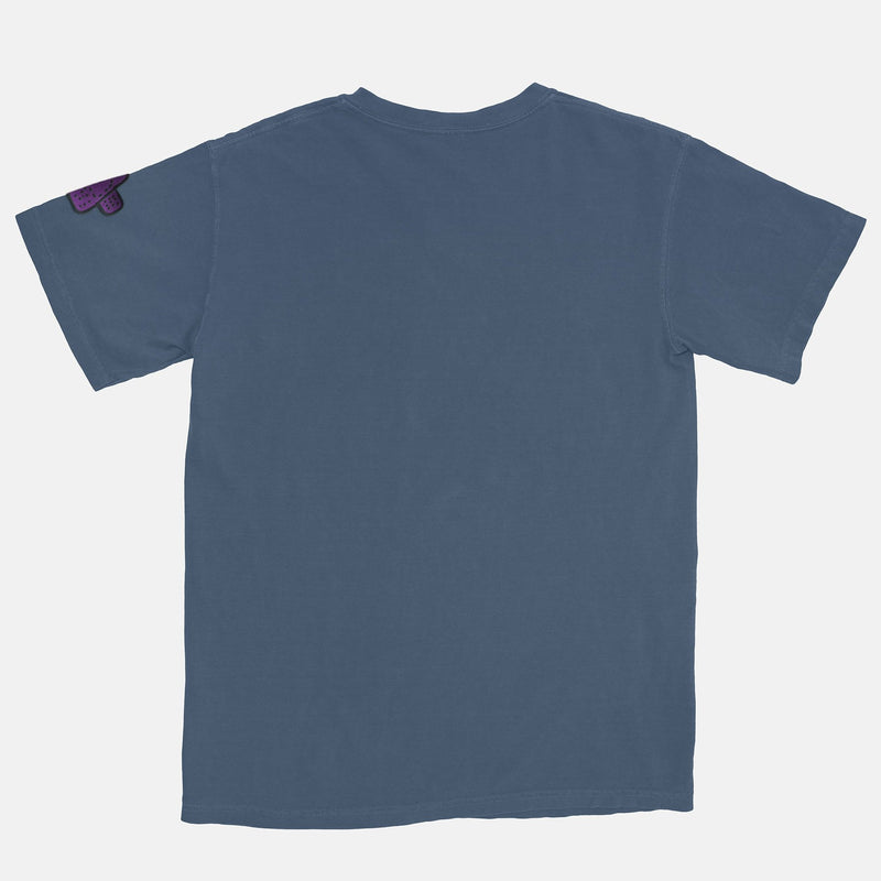 Jordan 3 Purple Court BMF Bunny Face Pigment Dyed Vintage Wash Heavyweight T-Shirt