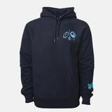 Jordan 1 University Blue Bunny Face Premium 450 gm. Hoodie