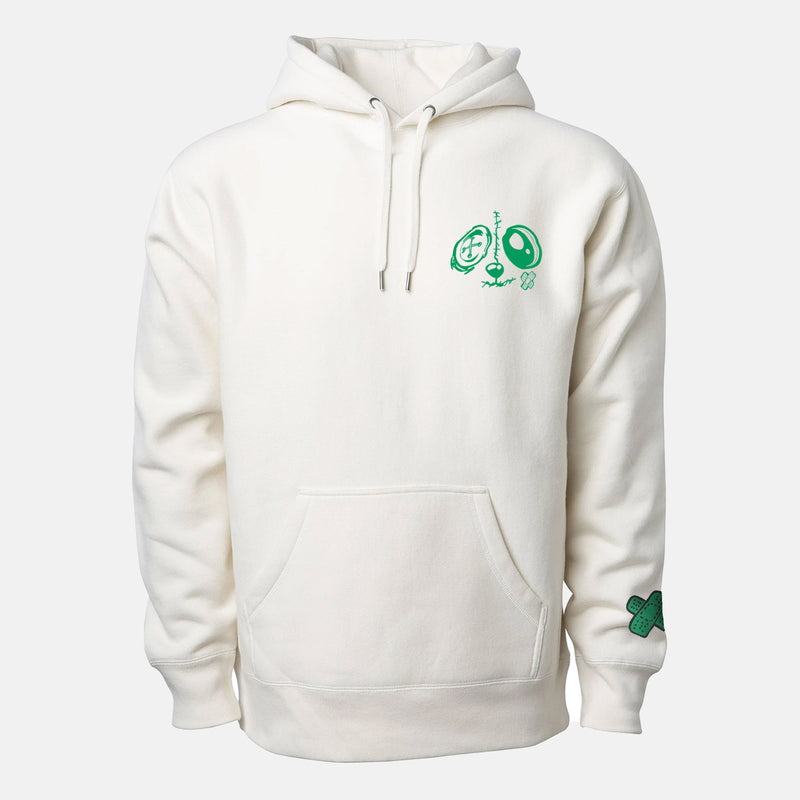 Lucky Green Bunny Face Premium 450 gm. Hoodie