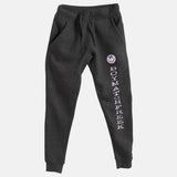 Lavender Embroidered BMF Smiley Premium Heather Jogger