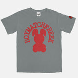 Jordan 4 Fire Red BMF Bunny Arc Vintage Wash Heavyweight T-Shirt