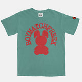 Jordan 4 Fire Red BMF Bunny Arc Pigment Dyed Vintage Wash Heavyweight T-Shirt