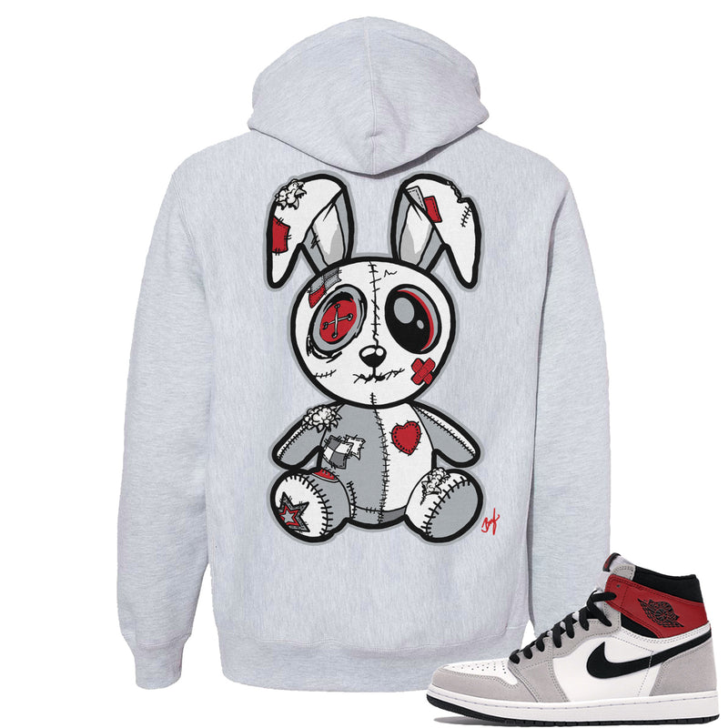 Jordan 1 Smoke Grey Embroidered BMF Bunny Premium 450 gm. Hoodie