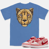 SB Dunk StrangeLove Embroidered BMF Leopard Head Pigment Dyed Vintage Wash Heavyweight T-Shirt