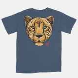 Jordan 6 Hare BMF Leopard Head Pigment Dyed Vintage Wash Heavyweight T-Shirt